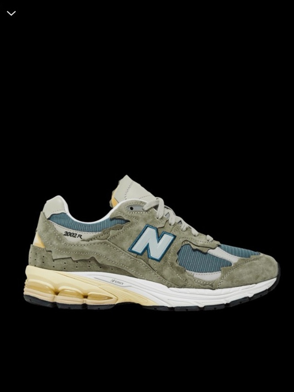 New Balance 2002R Men's Olive Green and Teal Sneaker